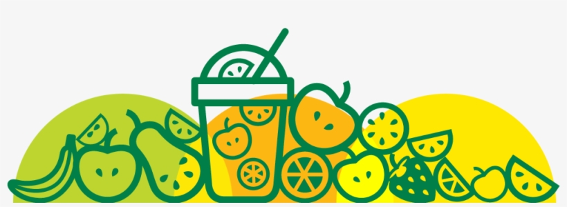 Smoothie Clipart Yellow - Smoothie Bar Clip Art, transparent png download