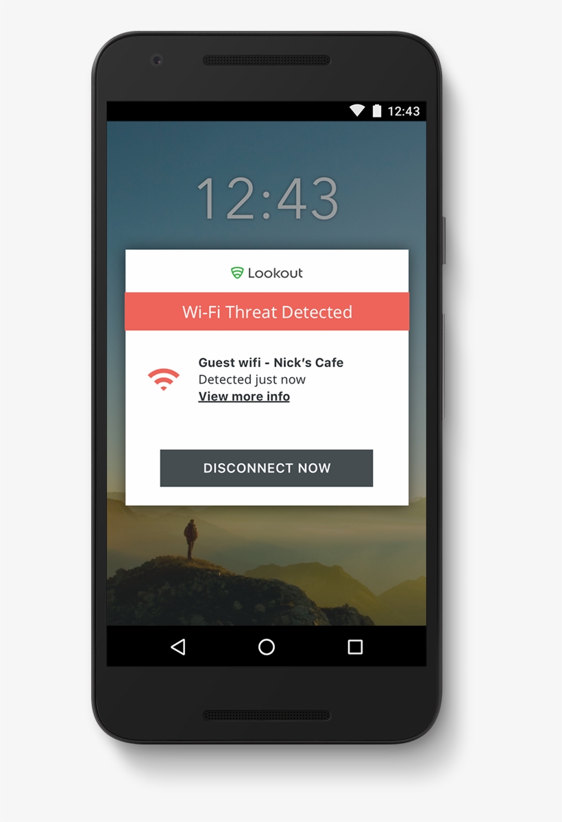Mobile Security Safe Wi-fi - Lookout Safe Wifi, transparent png download