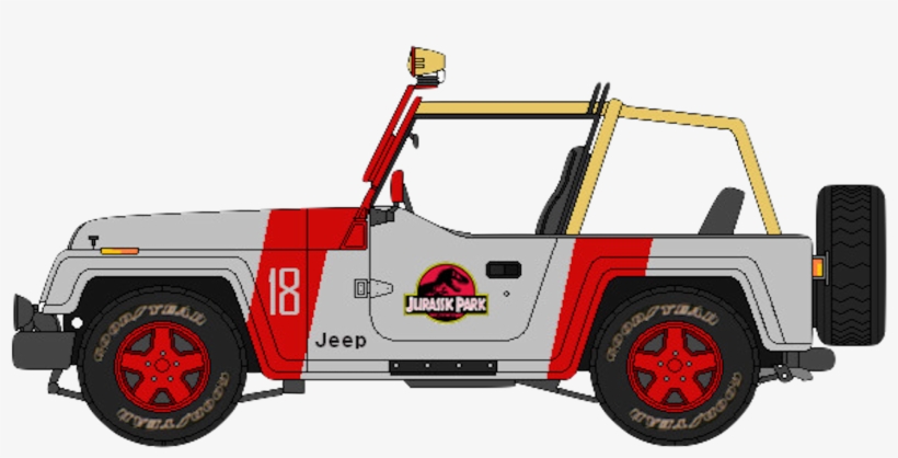 Jurassic Park Jeeps, transparent png download