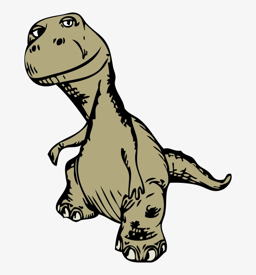 Free T-rex Sketch Clip Art, transparent png download