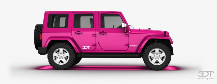 Jeep Wrangler Unlimited Suv 2008 Tuning - Jeep Wrangler Unlimited Pink, transparent png download