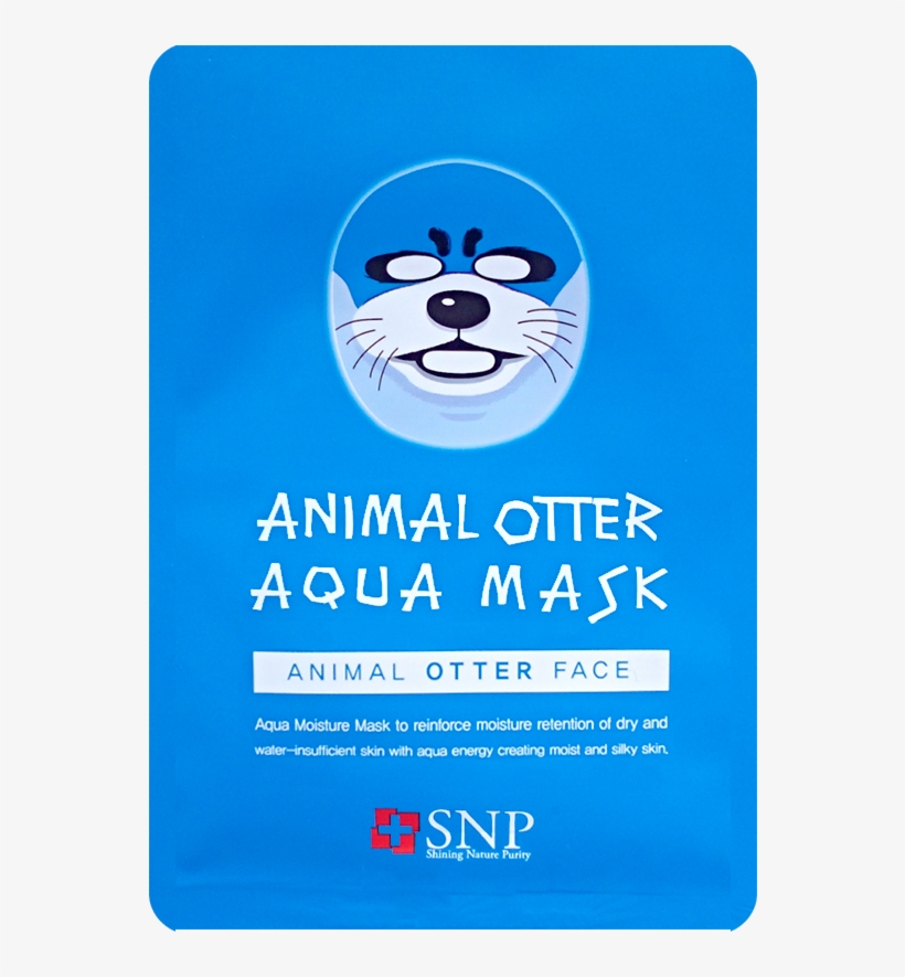 Snp Animal Otter Aqua Mask, transparent png download