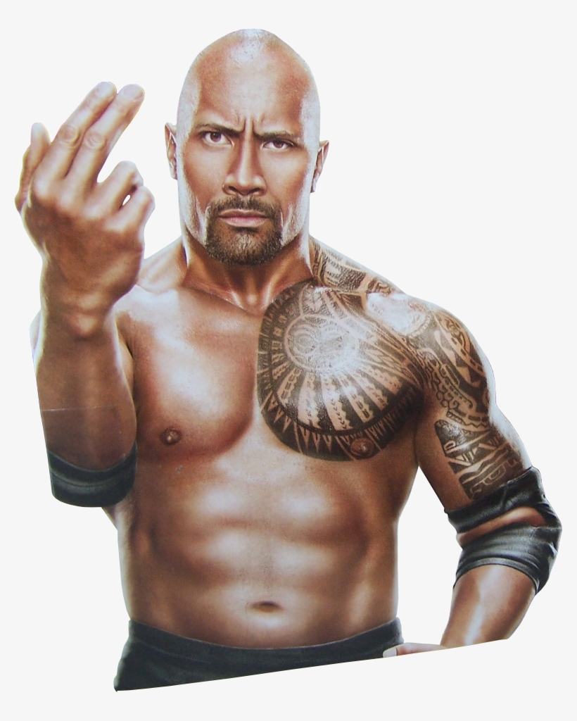 The Rock Png - Rock Wwe Png, transparent png download