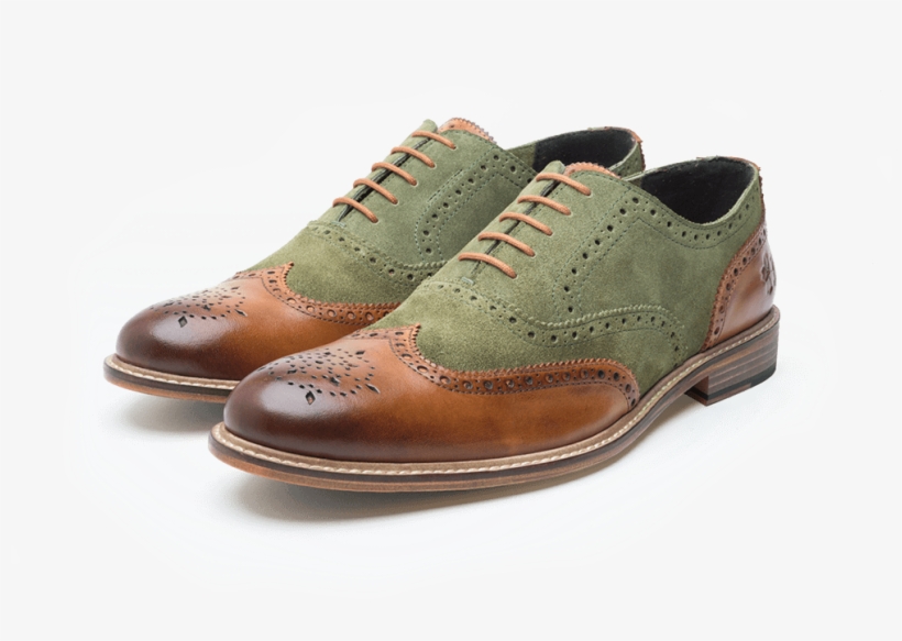 Kenyon // Tan Green-men's Shoe - Leather, transparent png download