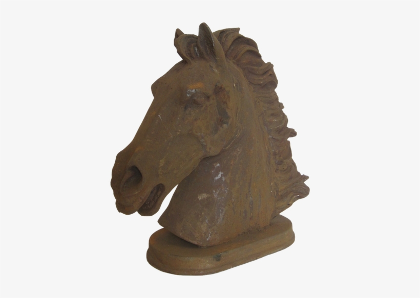 G021 Cast Iron Horse Head - Bronze Sculpture, transparent png download
