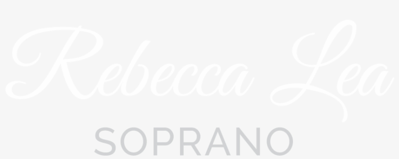 Rebecca Lea - Soprano - Calligraphy, transparent png download