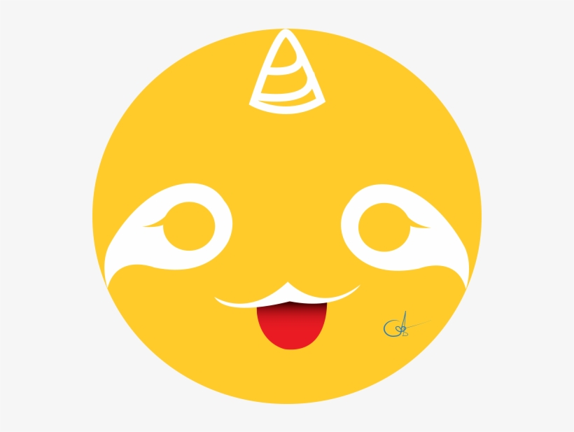 Slothicorn Emojis-1 - Circle, transparent png download
