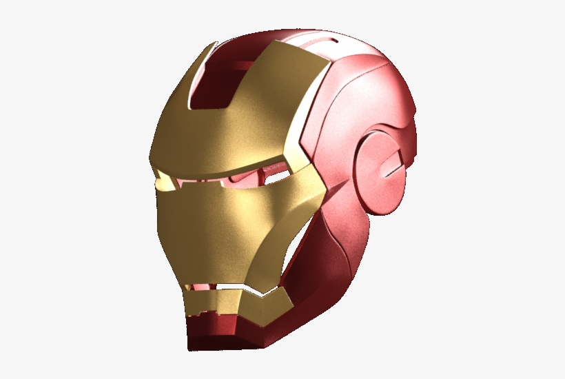 Masque-ironman - Casque Iron Man Png, transparent png download