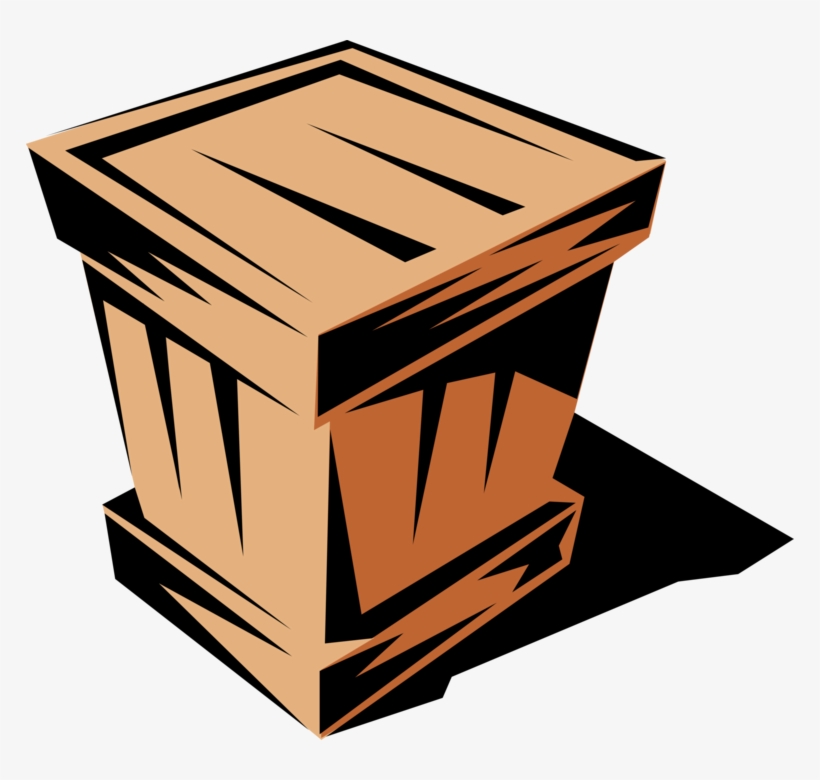 Clip Art Royalty Free Library Podium Vector Wooden, transparent png download