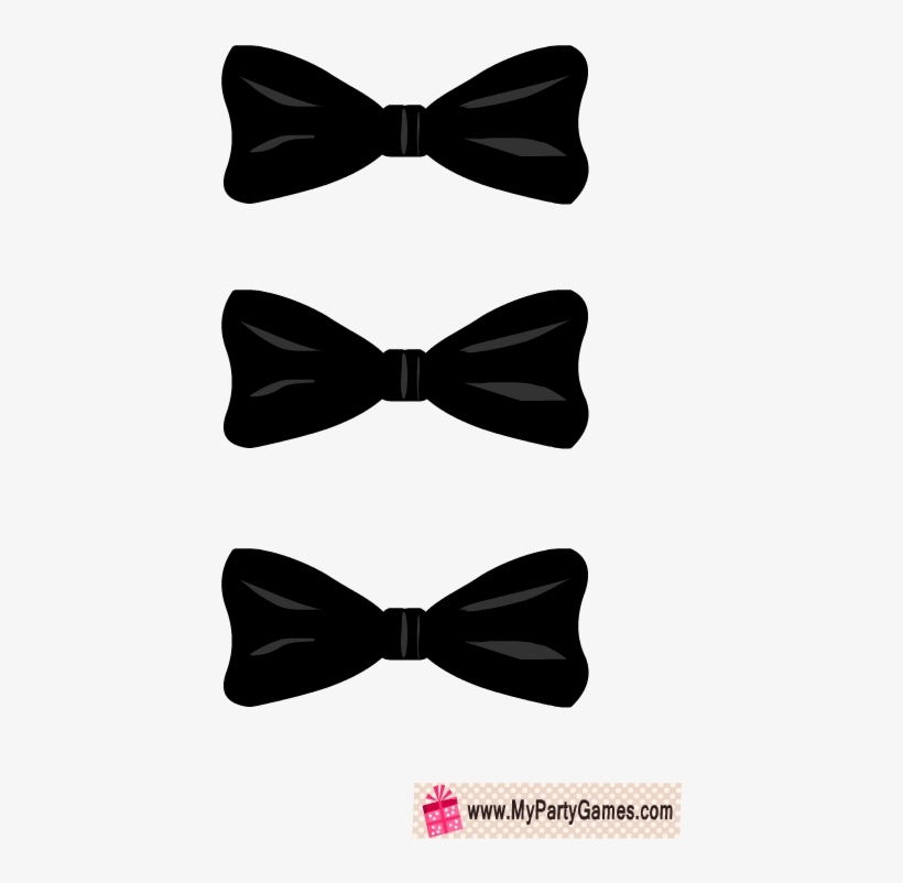 Free Printable Pin The Bow-tie On The Groom Bridal - Printable Bow Tie, transparent png download