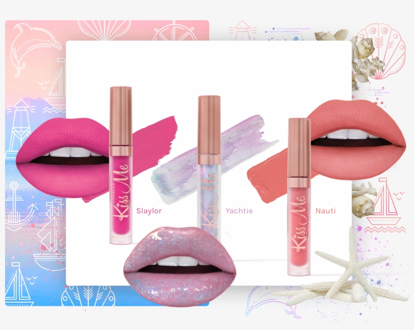 Lipstick Subscription Box Kissme Monthly Liveglam - Lip Gloss, transparent png download