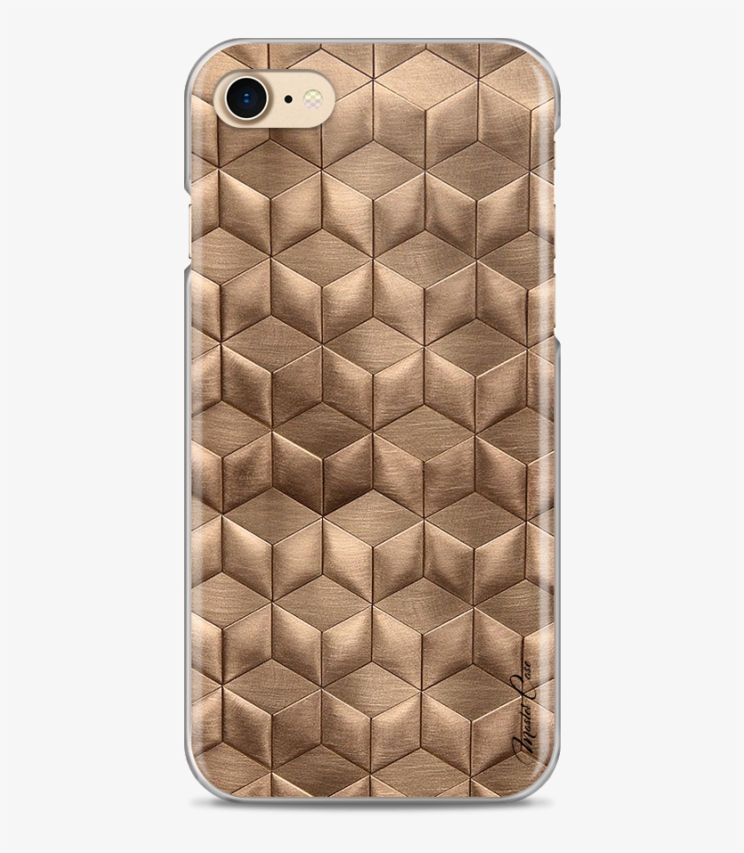 Coque Iphone 7/8 Gold Deco Geometric - Smartphone, transparent png download