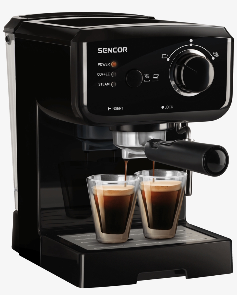 Picture Of Sencor Espresso Machine - Sencor Ses 1710bk Espresso, transparent png download