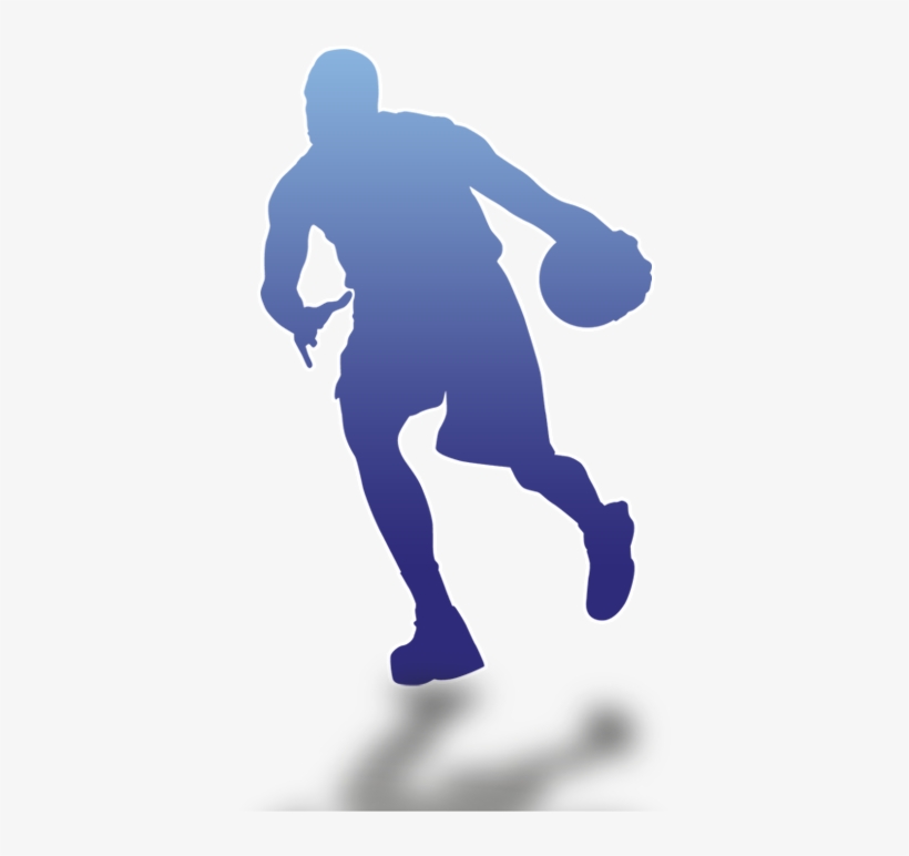 Tristan Lloyd - Basketball Player Silhouette Transparent, transparent png download