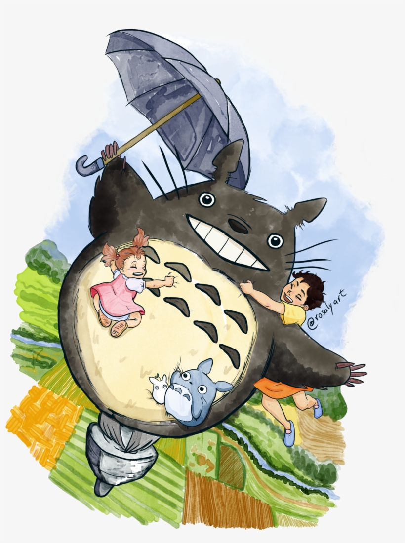 This Is My Entry For A Totoro Contest I Would Really - Cartoon, transparent png download