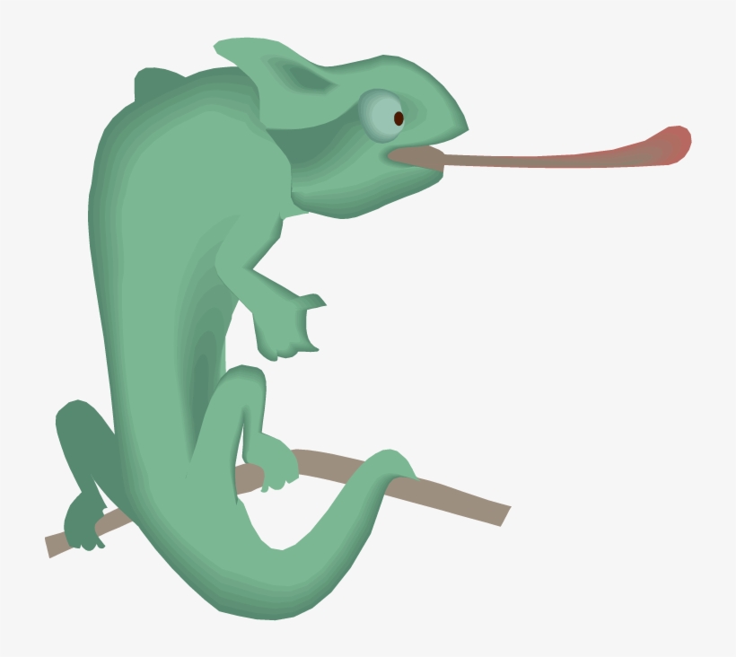 Free Lizard Clipart Inside Lizard Clipart - Lizard Tongue Clipart, transparent png download