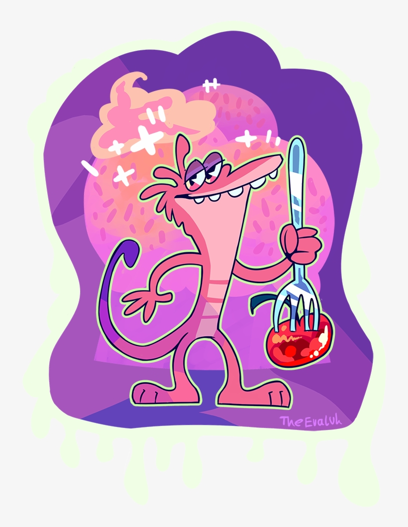 Yummy Lizard - Illustration, transparent png download