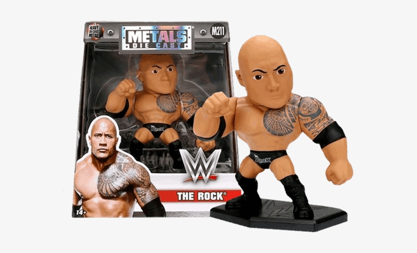 The Rock Metals Diecast 4" Figure - Figurine, transparent png download