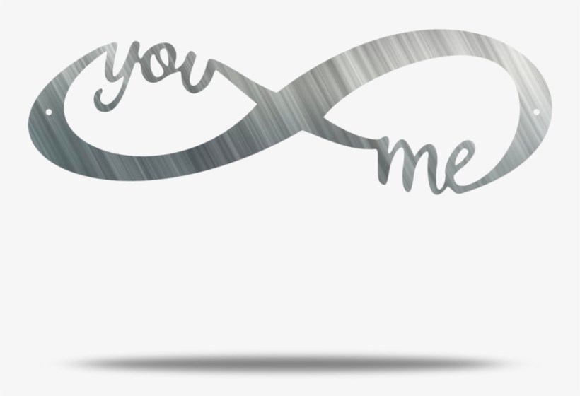 You And Me Infinity Steel Wall Sign - Ring, transparent png download