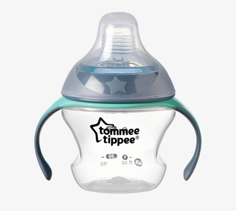 Closer To Nature Bottle Transition Cup - Mealtime Trainer Cup Tommee Tippee, transparent png download