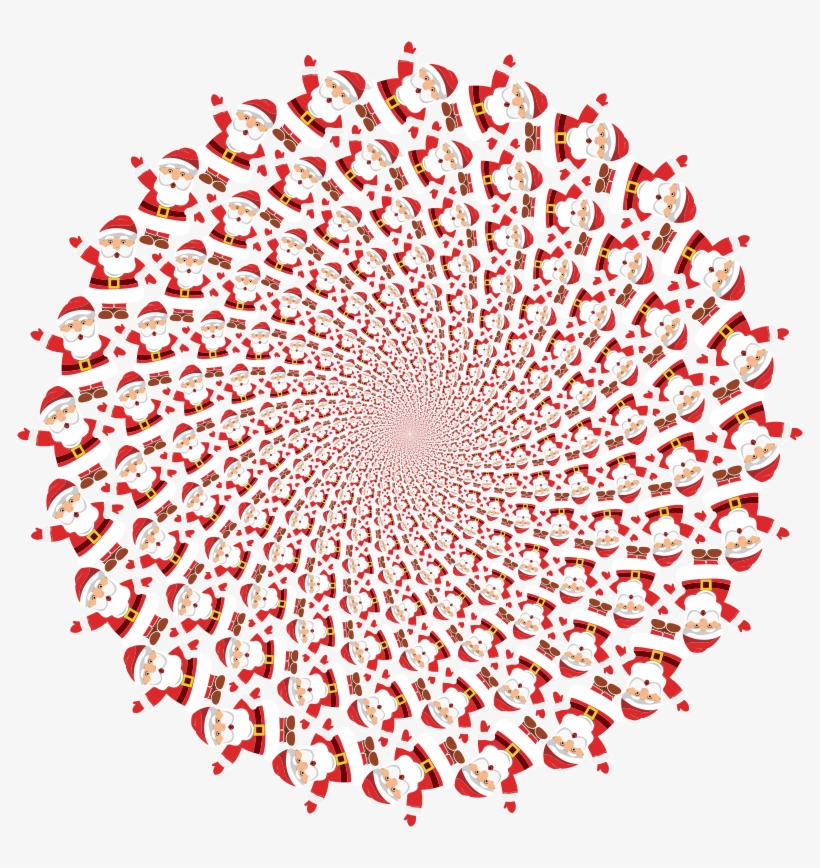 Santa Vortex Variation - Circle, transparent png download