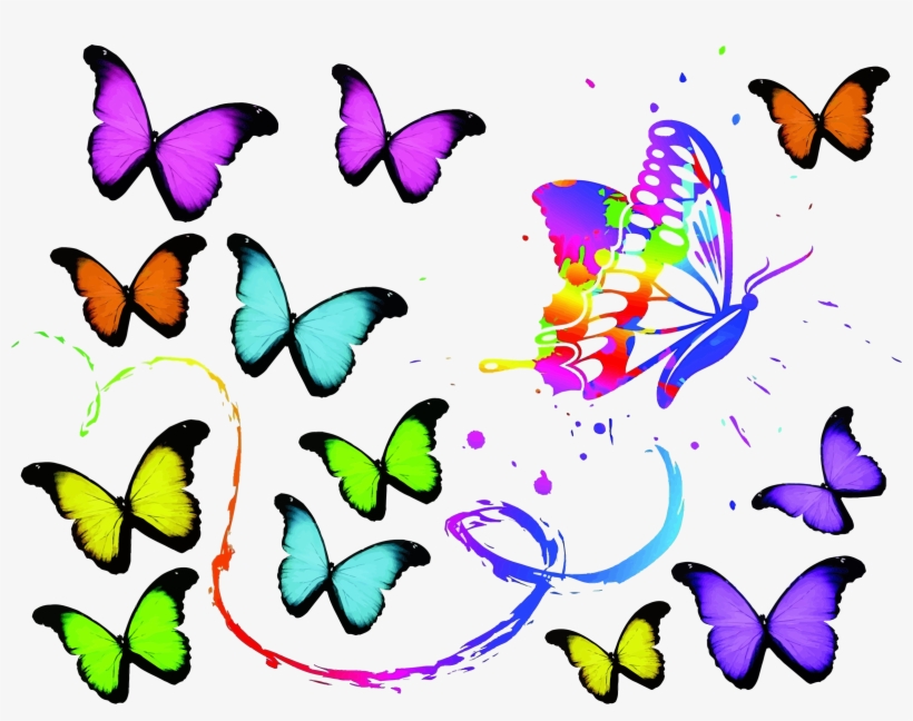 This Free Icons Png Design Of Butterfly Painting, transparent png download