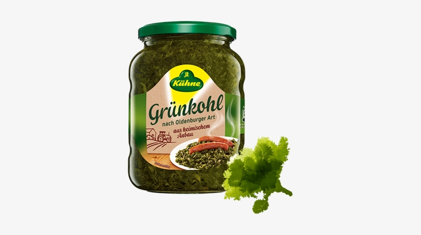 Green Kale Traditional Style - Rotkohl Kühne, transparent png download