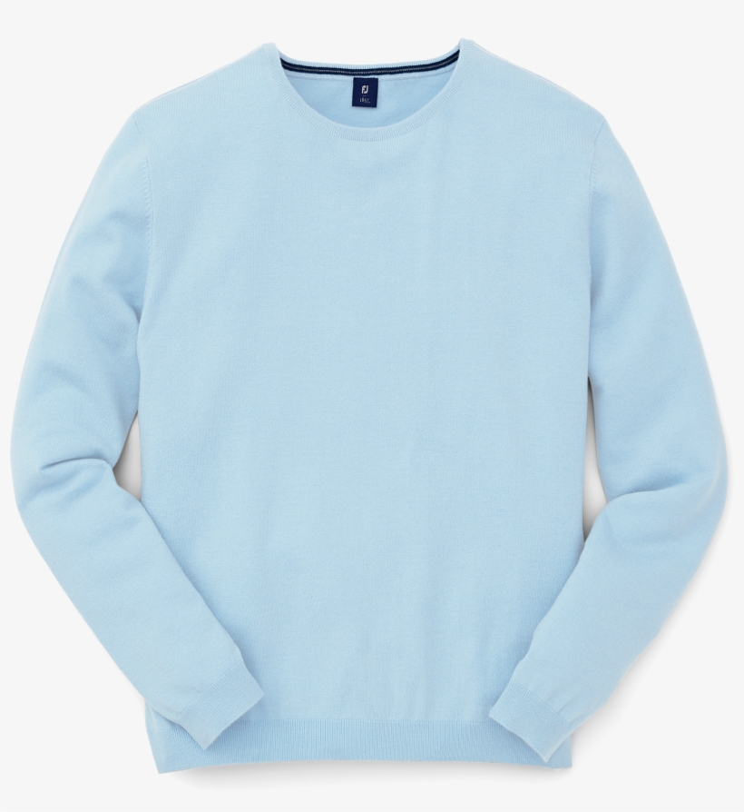 Cashmere Blend Crewneck Sweater - Sweater, transparent png download