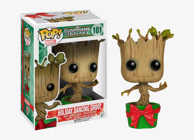 Guardians Of The Galaxy - Funko Pop Holiday Dancing Groot, transparent png download