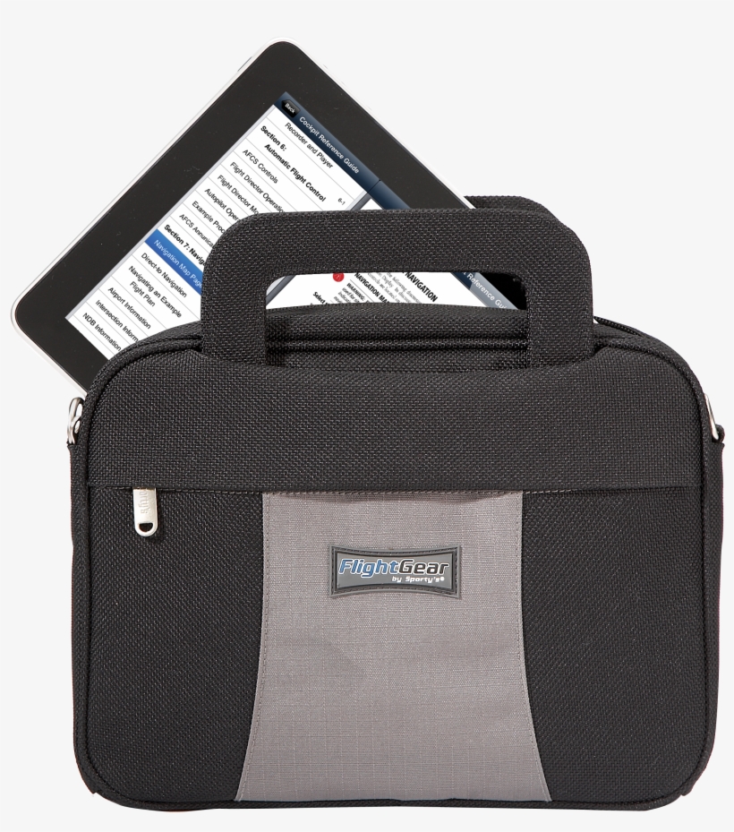 New Ipad-ready Flight Gear Bags Available From Sporty's - Messenger Bag, transparent png download