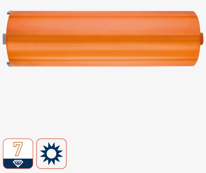 Diamond Core Drill Bit, Dry - Cylinder, transparent png download