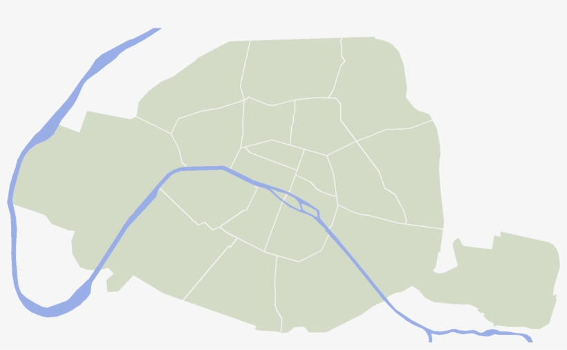 File - Paris-arrondissements - Arrondissements Paris Png, transparent png download