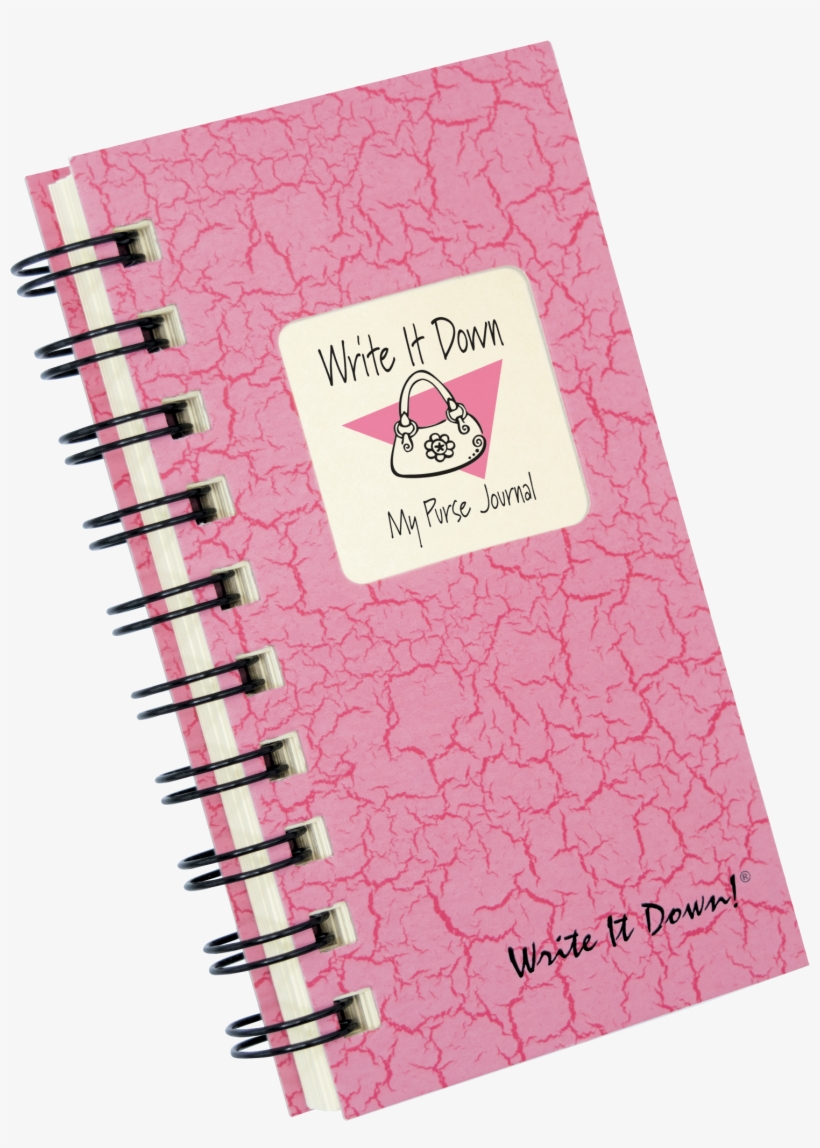 Write It Down My Purse Journal - Pink Journal Png, transparent png download
