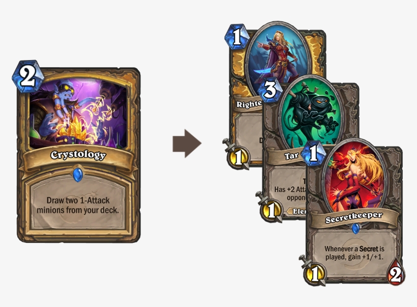 Crystology Is A Great New Card For Paladin - Crystology Hearthstone, transparent png download