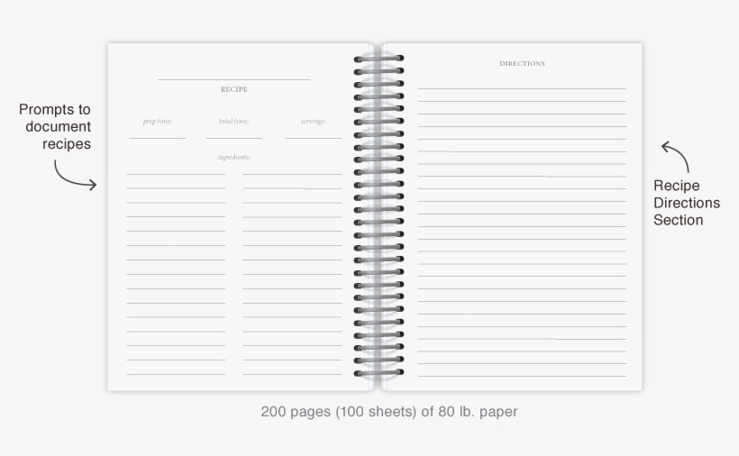 Black And White Floral Pattern Custom Bullet Journal - Journal Page Png, transparent png download