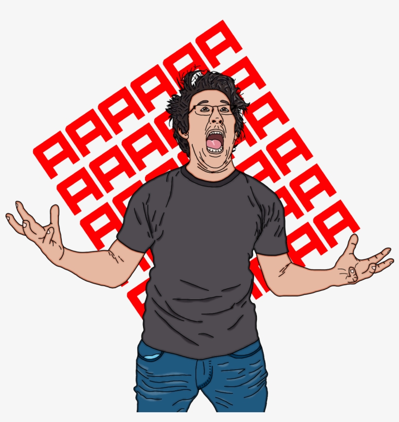 I Drew Mark Raging At Insert Game Here Markiplier Png - Illustration, transparent png download