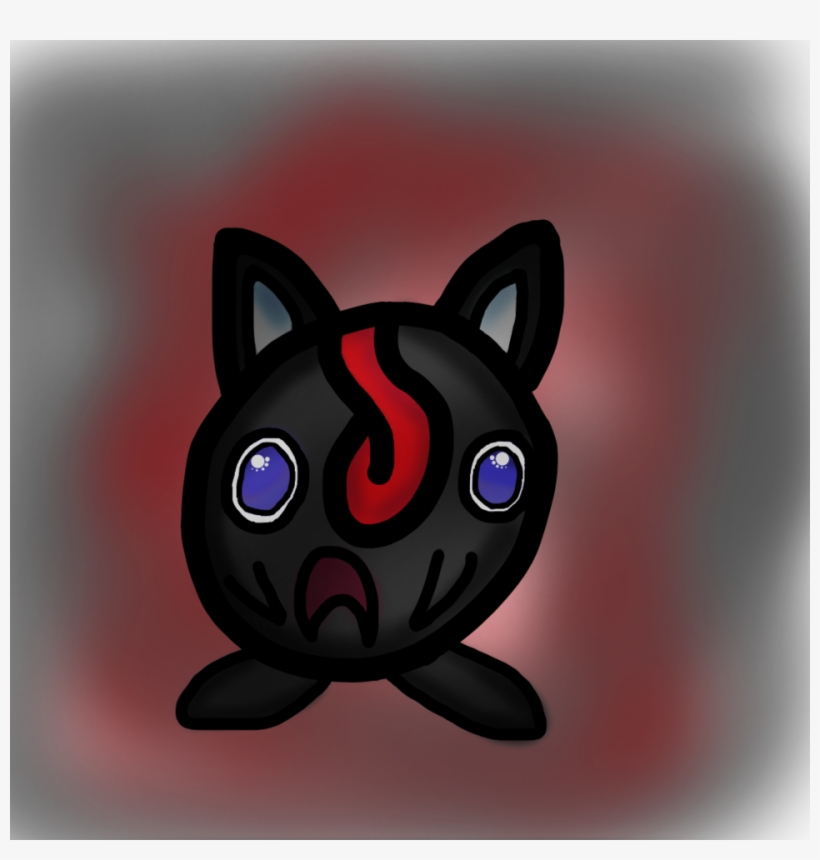 Dark Jigglypuff - Animal Figure, transparent png download