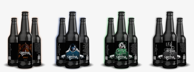 Cerveza Malaqa Bottle Mockup Todas Perfil Sombra - Beer Bottle, transparent png download