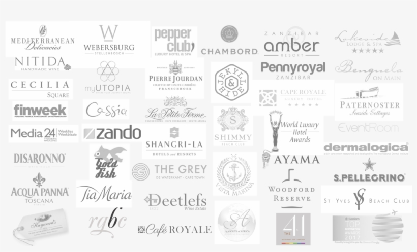 Clients Logos - Monochrome, transparent png download