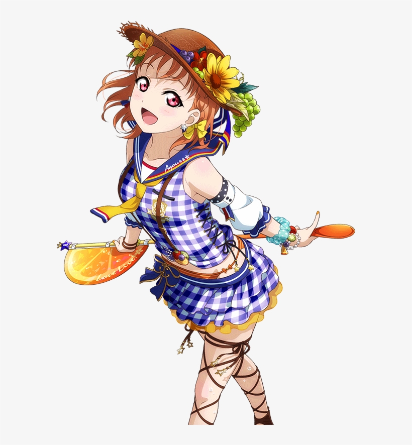 Love Live Sunshine Takami Chika Beach Awakening Dress - Love Live Chika Ur, transparent png download