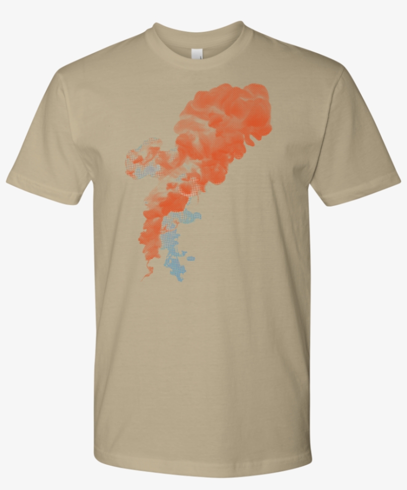 Red Smoke T-shirt - T-shirt, transparent png download
