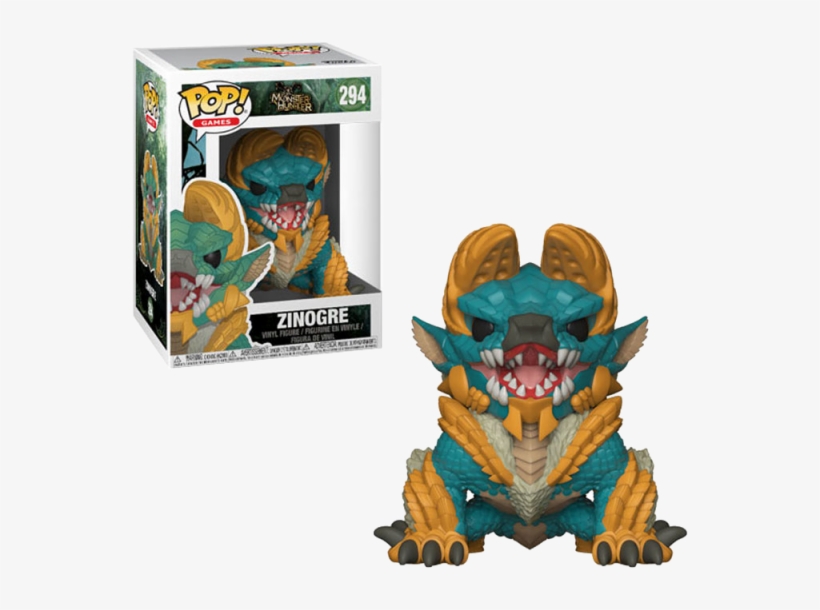 Monster Hunter World Figure Zinogre Pop Vinyl - Figurine Pop Monster Hunter, transparent png download