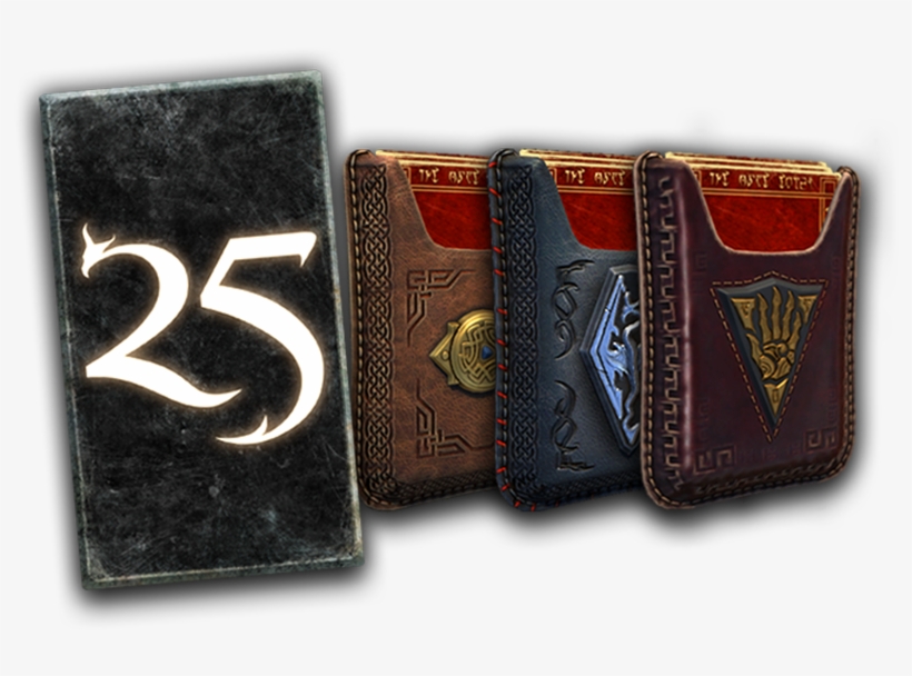 Tes25 Tesl Card Back In-body - Wallet, transparent png download