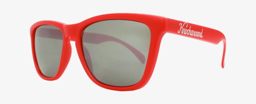 Classic Premium Unisex Sunglasses Red/smoke-prgl1003 - Sunglasses, transparent png download