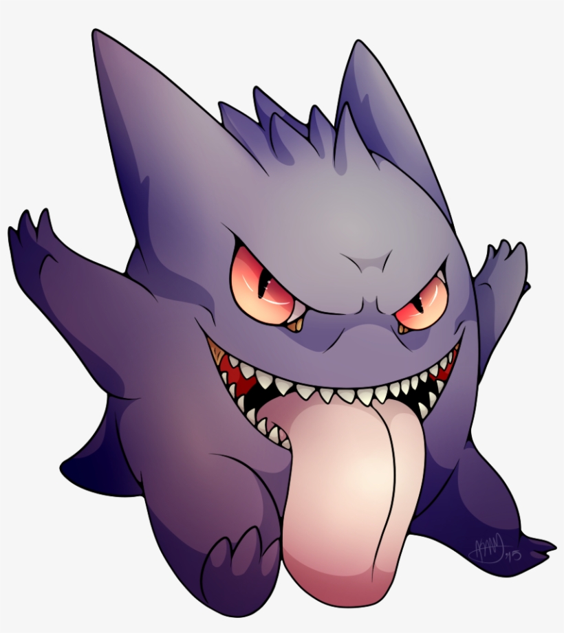 Gengar - Cartoon, transparent png download