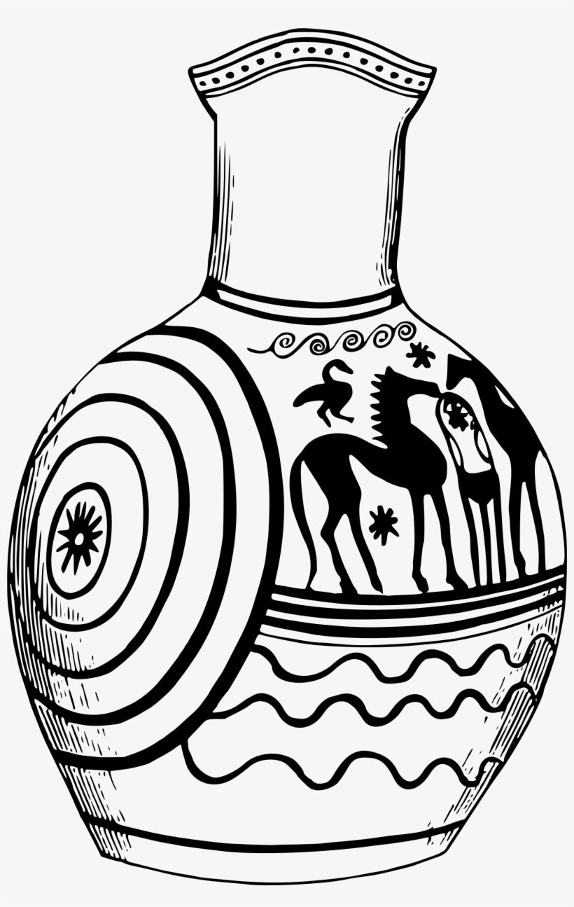 Greek Vase 4 Image Free Download - Greek Vase Clip Art, transparent png download