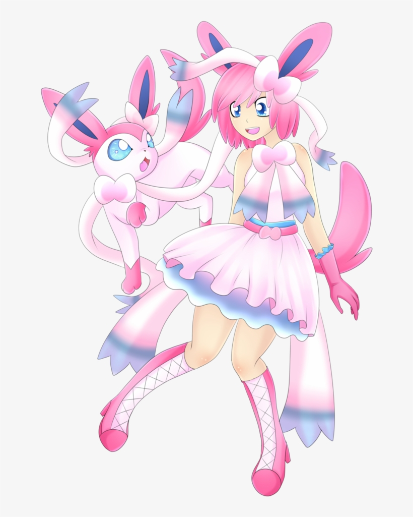Png - Gijinka Sylveon, transparent png download