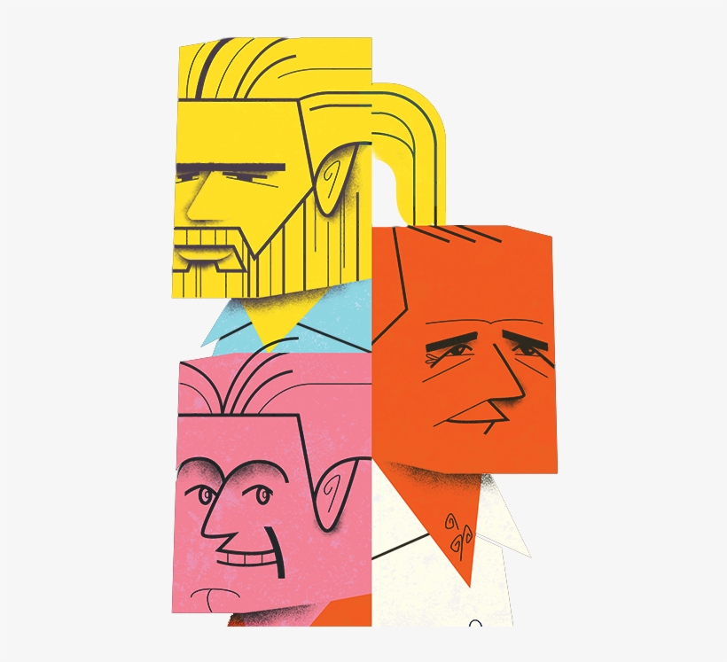 John And Keith And Steve • - Illustration, transparent png download