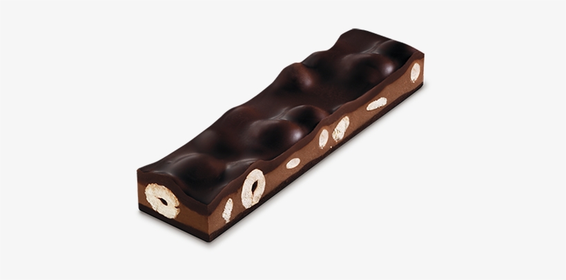 Chocolate Bar With Whole Hazelnuts - Wood, transparent png download