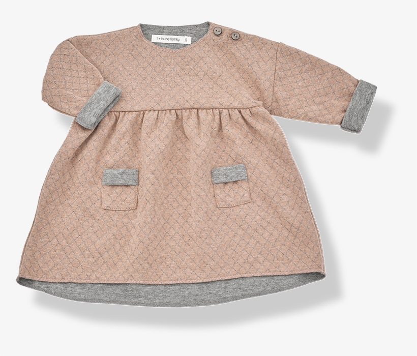 1 In The Family Baby Clothes Dress - Cardigan, transparent png download